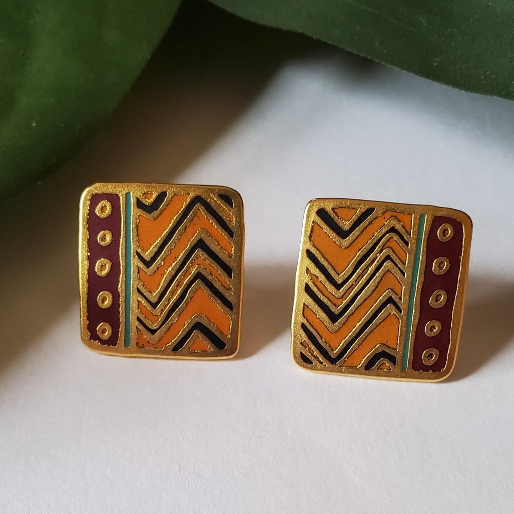 LAUREL BURCH Vintage "Raindance" Earrings